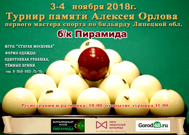 Турнир по пирамиде памяти Алексея Орлова